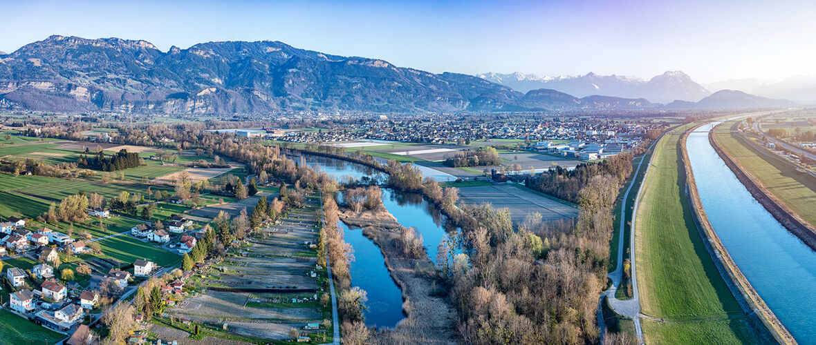 Panorama2_Lustenau von oben2020©Lukas Hämmerle Panorama2_Lustenau von oben2020©Lukas Hämmerle