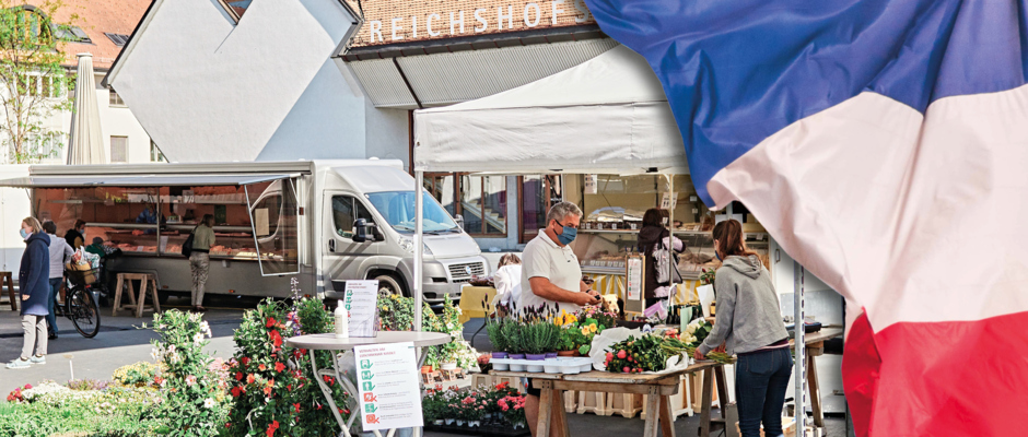 Französischer Wochenmarkt Französischer Wochenmarkt