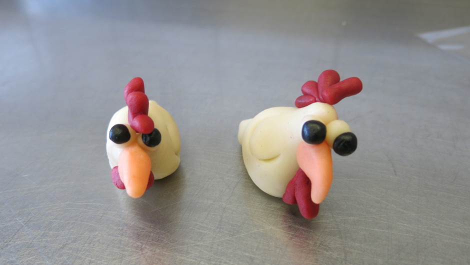 Küken aus Marzipan vom Café König Küken aus Marzipan vom Café König